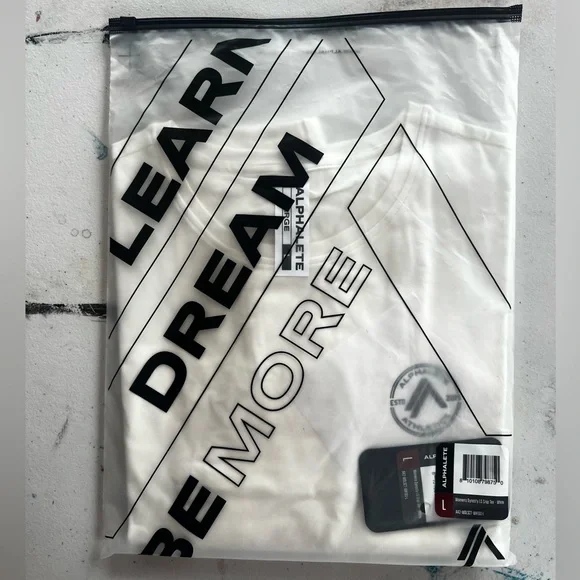 Alphalete Dynasty LS Crop Top - White - Picture 4 of 5